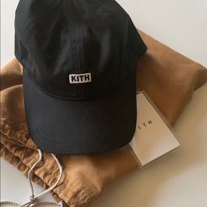 KITH Box logo Dad cap-black